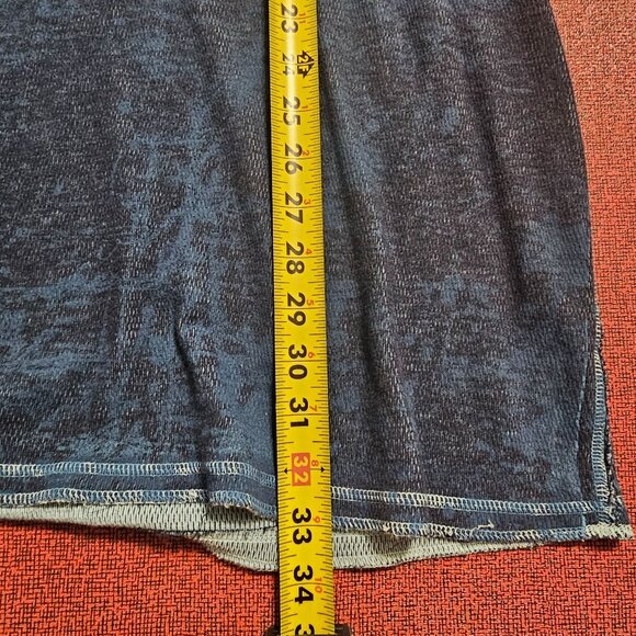 Affliction Mens Y2K Reversible Thermal Shirt Sz XXXL Waffle Knit Skull Bikercore - Picture 12 of 12